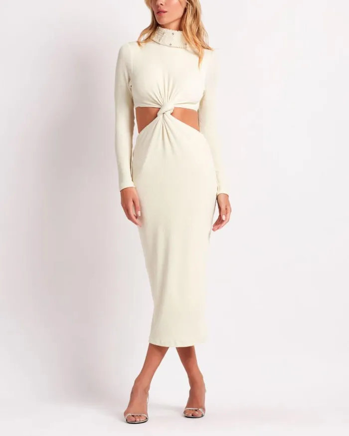 Ready To Wear Stretch Knit Midi Dress FINAL SALE PatBO Dresses and Jumpsuits