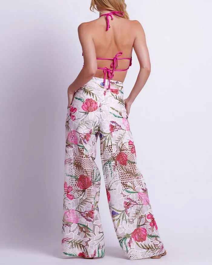 Ready To Wear Viera Lace Pants PatBO Bottoms