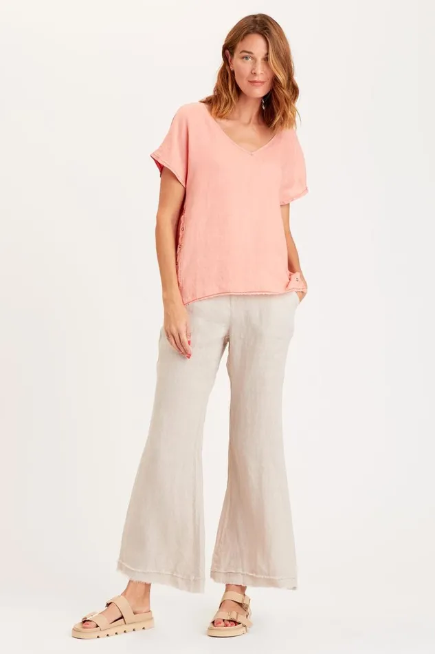 Remi Wide Leg Cremini Clothing XCVI Pants