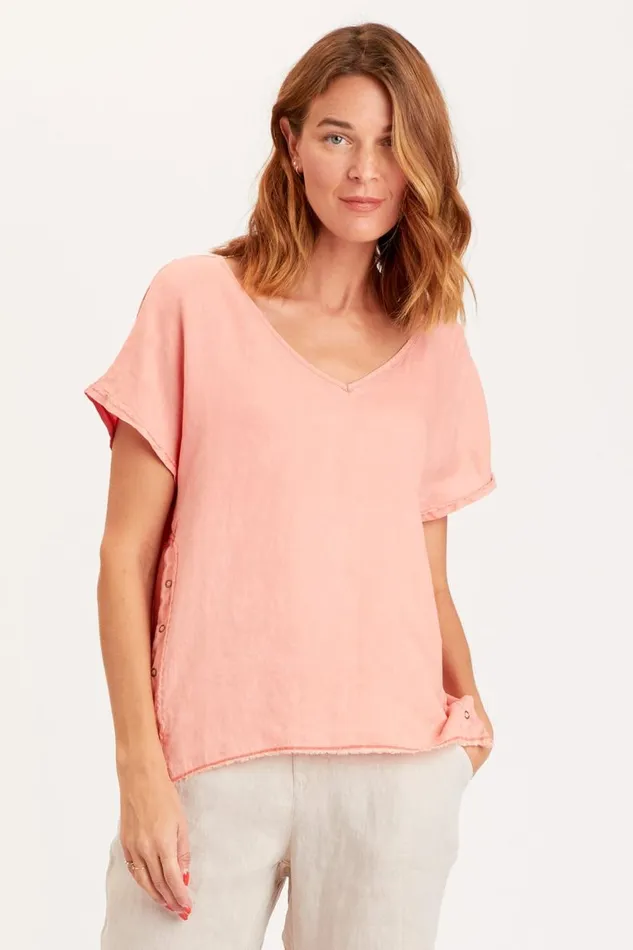 Rian Top Tambourine Pigment Clothing XCVI ShirtsBlouses
