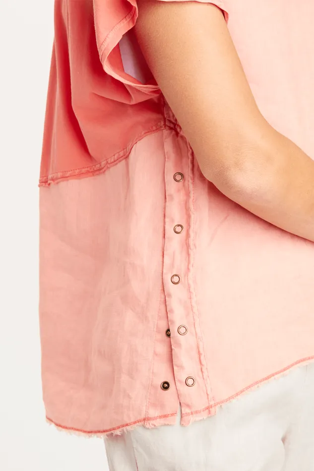 Rian Top Tambourine Pigment Clothing XCVI ShirtsBlouses