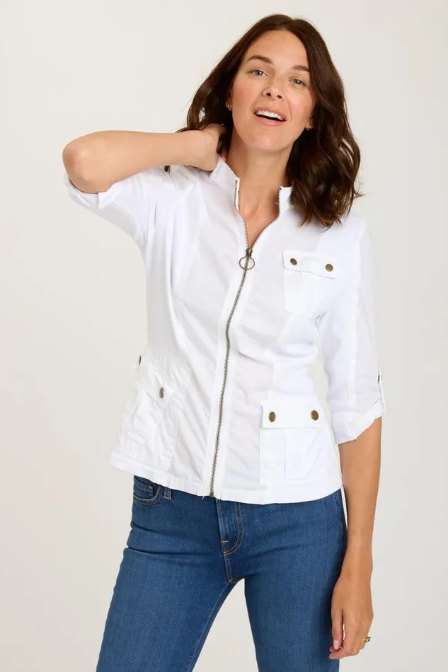 Roque Jacket White Clothing XCVI Jackets