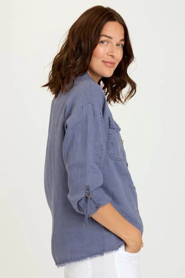 Rorin ButtonUp Hypnotic Pigment Clothing XCVI ShirtsBlouses