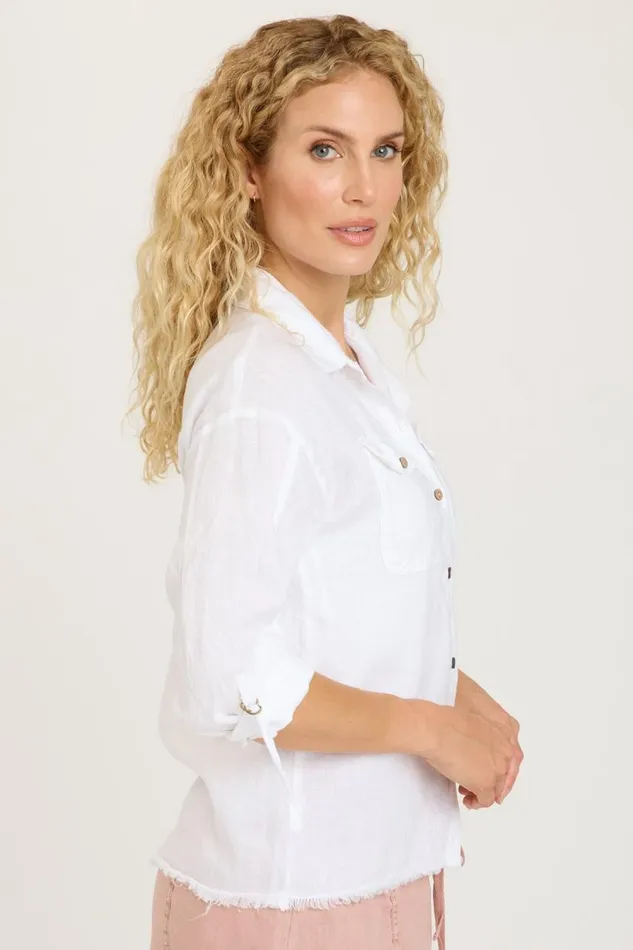 Rorin ButtonUp White Clothing XCVI ShirtsBlouses