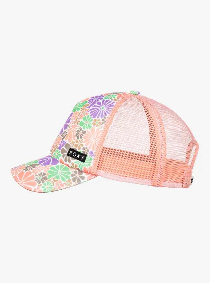 Roxy Accessories 416 Honey Coconut Trucker Hat White All About Sol Mini Rg 8211 Girls