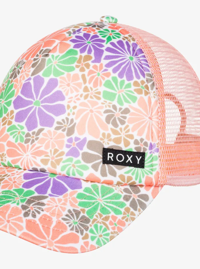 Roxy Accessories 416 Honey Coconut Trucker Hat White All About Sol Mini Rg 8211 Girls