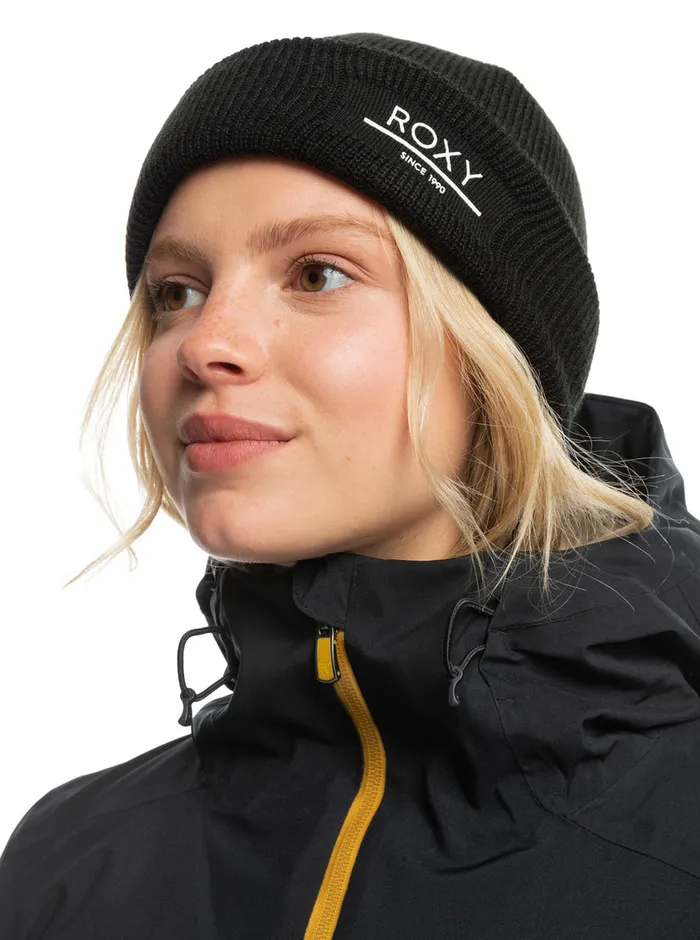 Roxy Beanies Folker Beanie True Black 8211 Womens