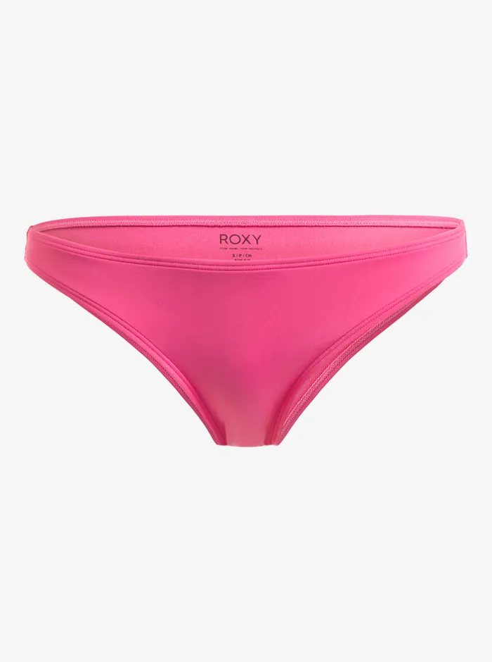Roxy Bikini Bottoms Beach Classics Moderate Bikini Bottoms Shocking Pink 8211 Womens