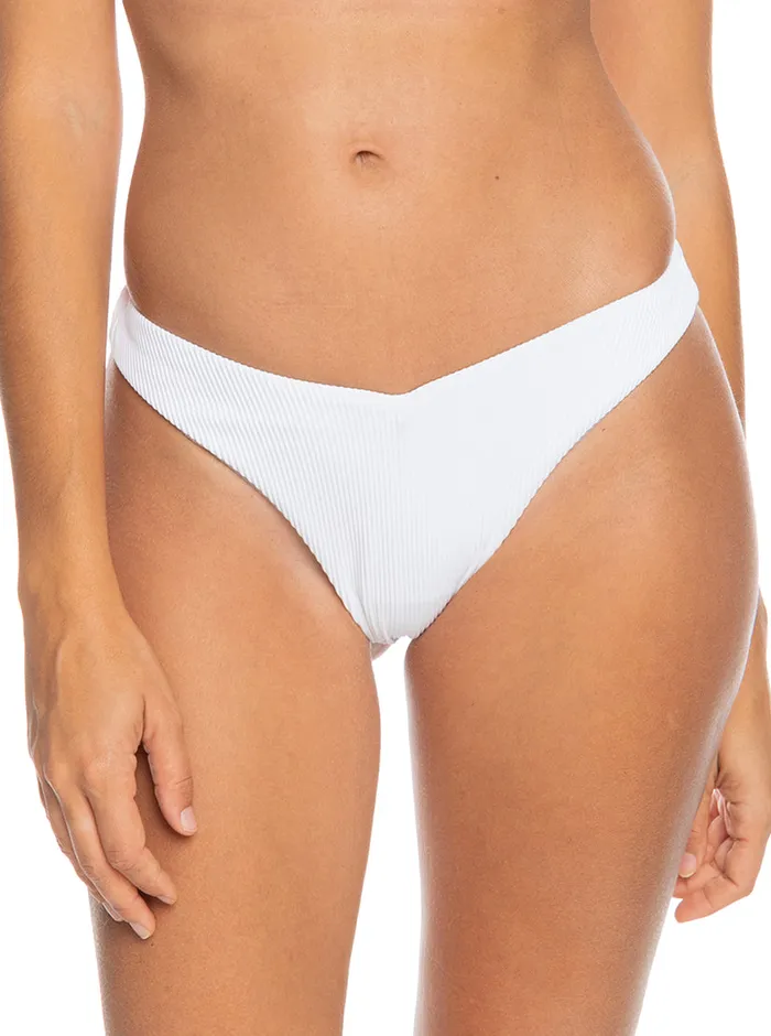 Roxy Bikini Bottoms Love Cheeky Bikini Bottoms Bright White 8211 Womens