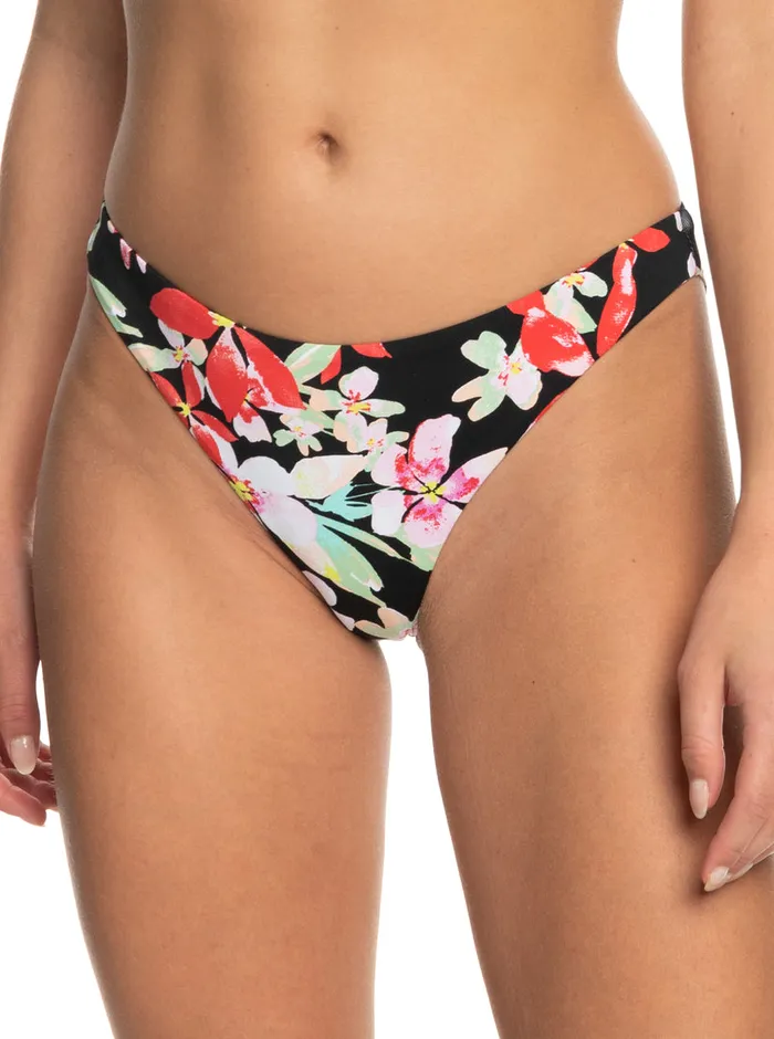 Roxy Bikini Bottoms Printed Beach Classics Cheeky Bikini Bottoms Anthracite New Life 8211 Womens Roxy Bikini Bottoms Printed Beach Classics Cheeky Bikini Bottoms Anthracite New Life 8211 Womens