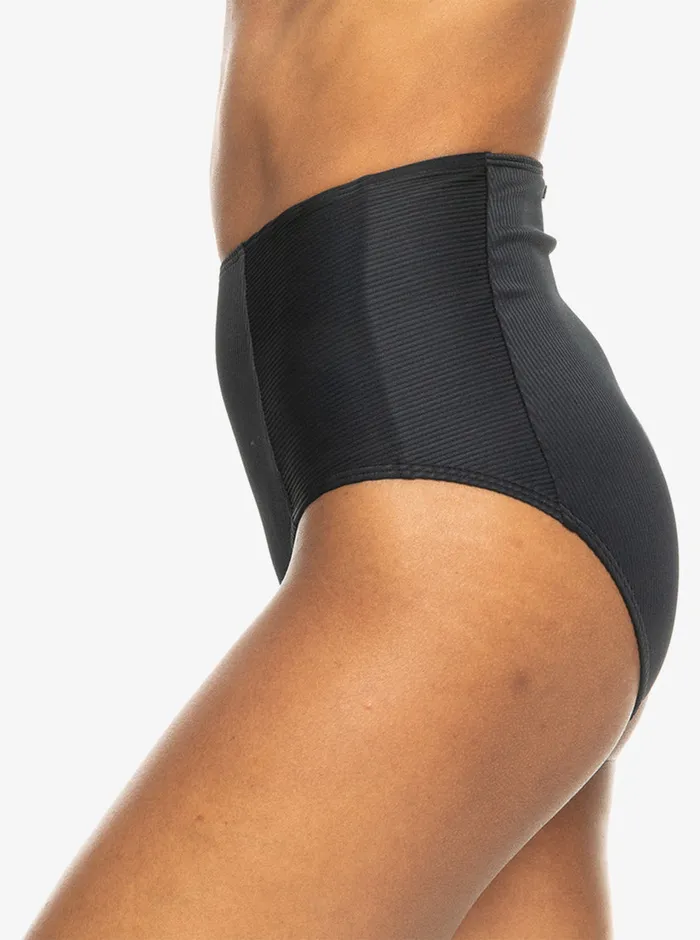 Roxy Bikini Bottoms Rib Love The Oahu Bikini Bottoms Anthracite 8211 Womens