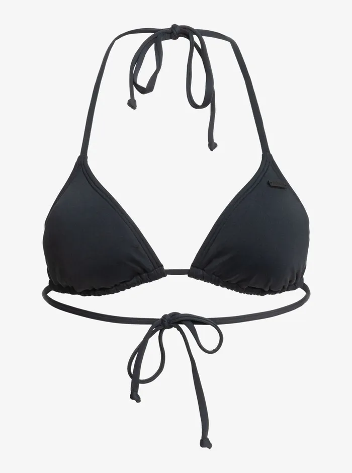 Roxy Bikini Tops Beach Classics Tiki Triangle Bikini Top Anthracite 8211 Womens