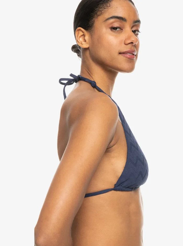 Roxy Bikini Tops Current Coolness Elongated Triangle Bikini Top Naval Academy 8211 Womens