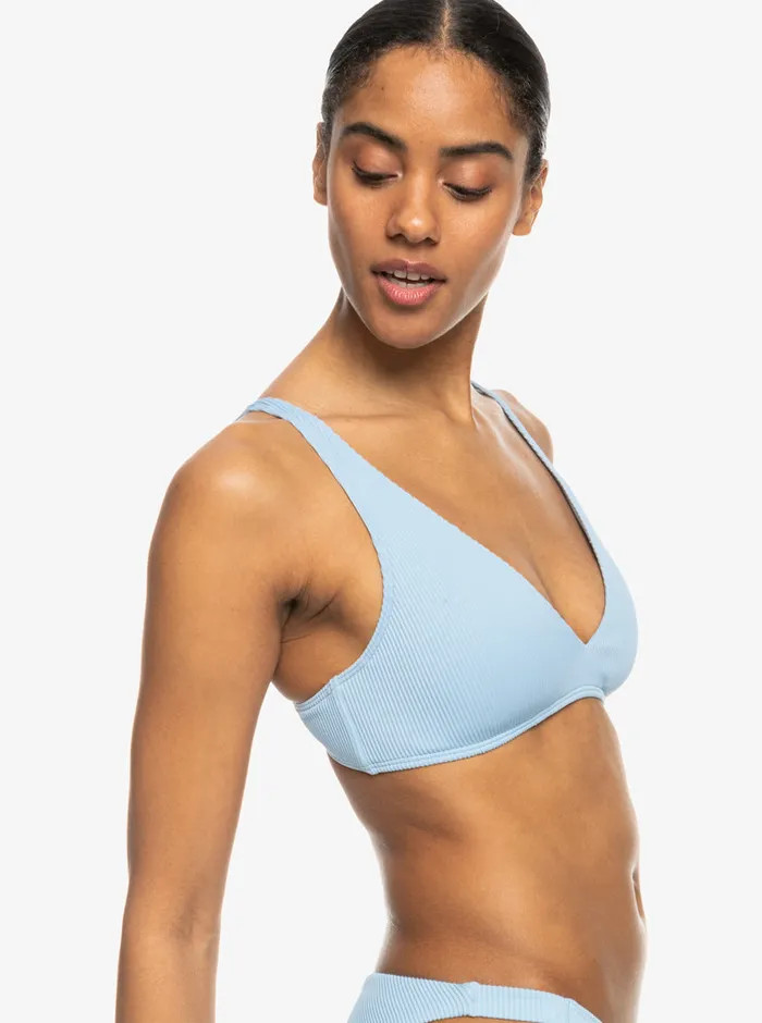 Roxy Bikini Tops Love The Oceana Bikini Top Bel Air Blue 8211 Womens