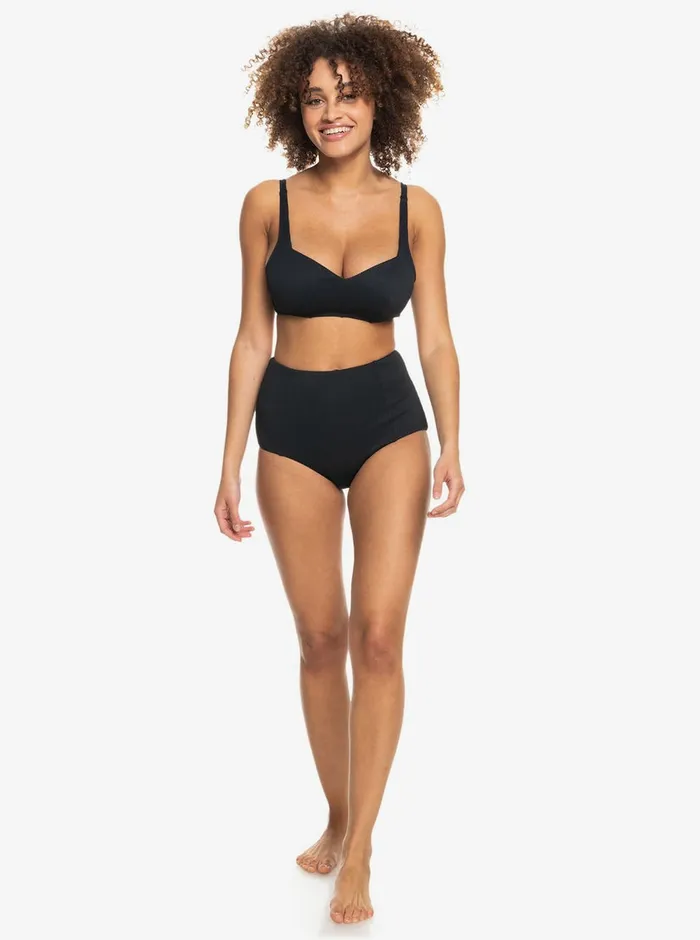 Roxy Bikini Tops Love The Sun Ray Bikini Top Anthracite 8211 Womens