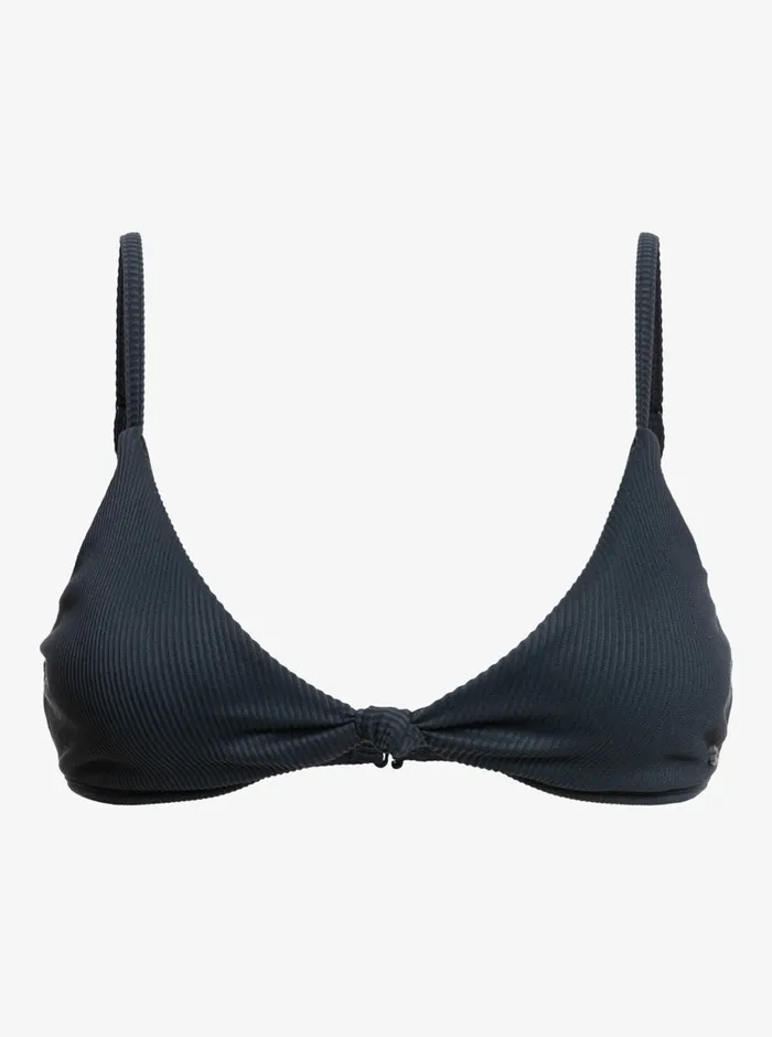 Roxy Bikini Tops Love The Surf Knot Bikini Top Anthracite 8211 Womens