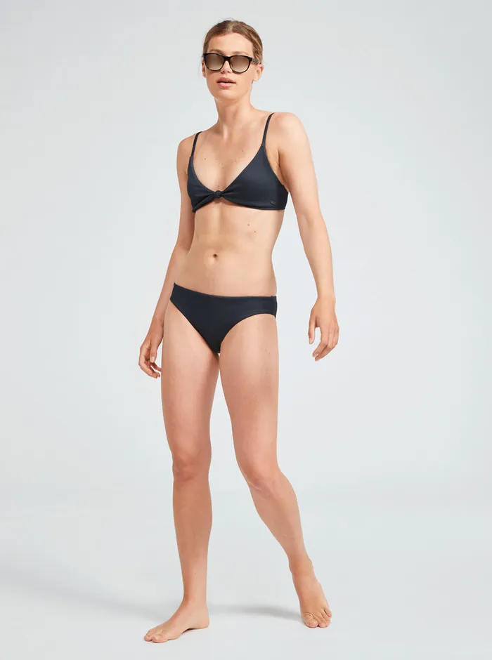 Roxy Bikini Tops Love The Surf Knot Bikini Top Anthracite 8211 Womens