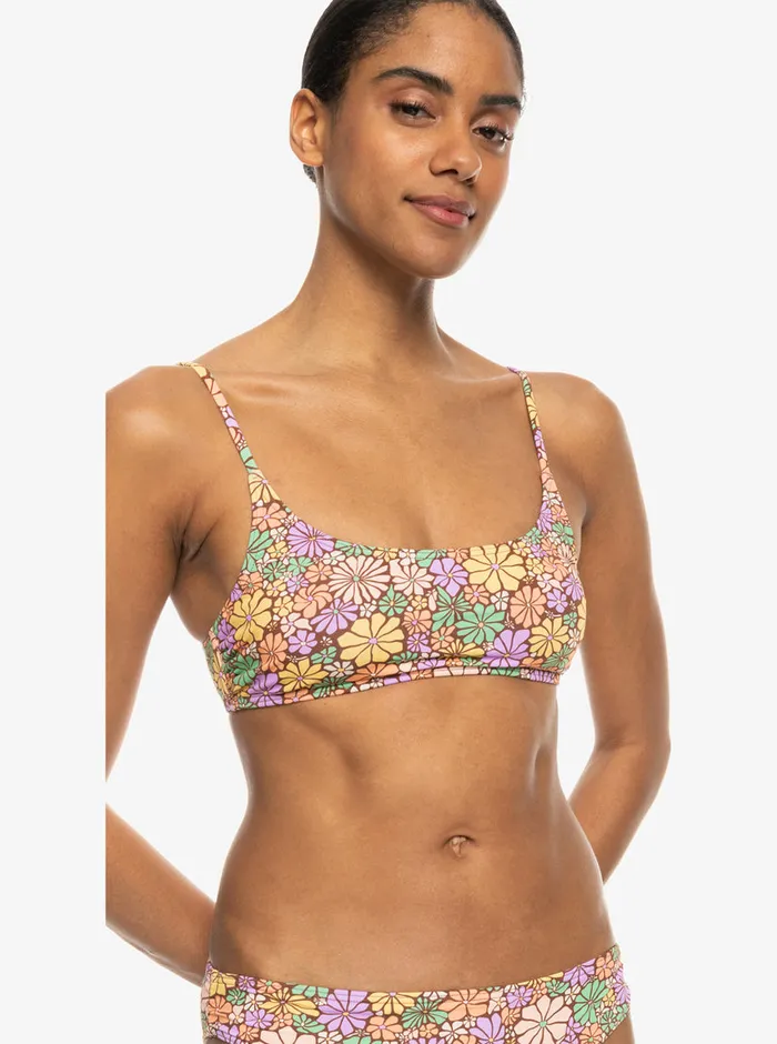 Roxy Bikinis All About Sol Bralette Bikini Top Root Beer All About Sol Mini 8211 Womens Roxy Bikinis All About Sol Bralette Bikini Top Root Beer All About Sol Mini 8211 Womens