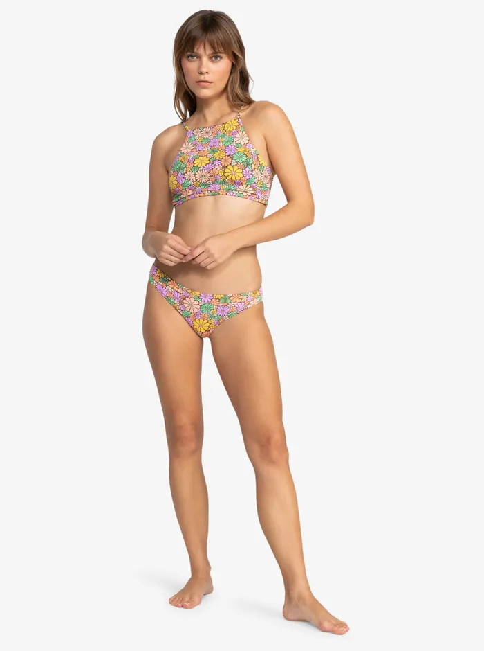 Roxy Bikinis All About Sol Hipster Bikini Bottoms Root Beer All About Sol Mini 8211 Womens