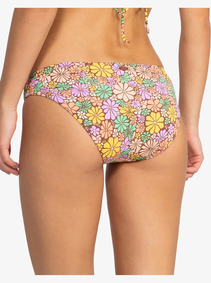 Roxy Bikinis All About Sol Hipster Bikini Bottoms Root Beer All About Sol Mini 8211 Womens