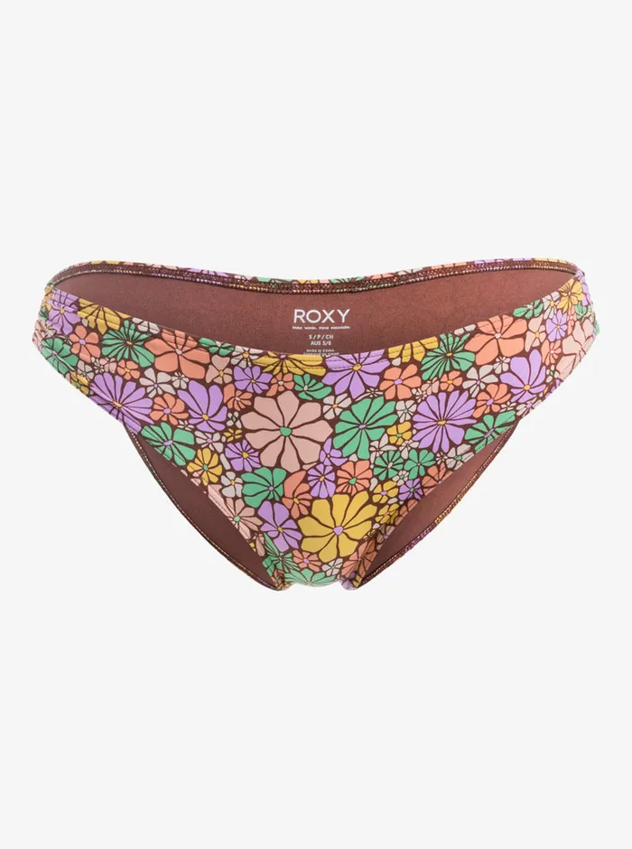 Roxy Bikinis All About Sol Hipster Bikini Bottoms Root Beer All About Sol Mini 8211 Womens