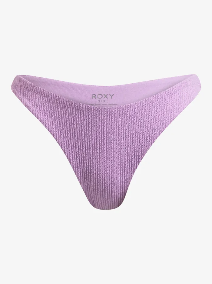Roxy Bikinis Aruba High Leg Cheeky Bikini Bottoms Crocus Petal 8211 Womens