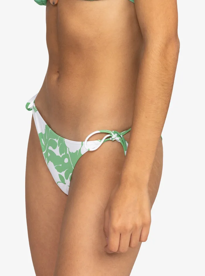 Roxy Bikinis OG Cheeky Tie Side Bikini Bottoms Zephyr Green Og Roxy Small 8211 Womens