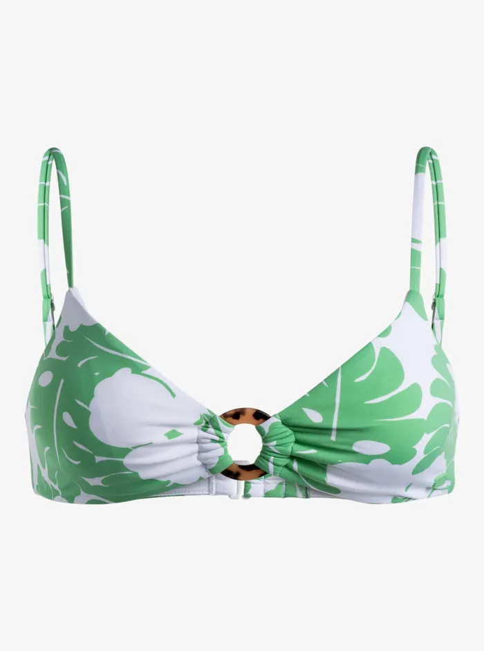 Roxy Bikinis OG Fixed Triangle Bikini Top Zephyr Green Og Roxy Small 8211 Womens