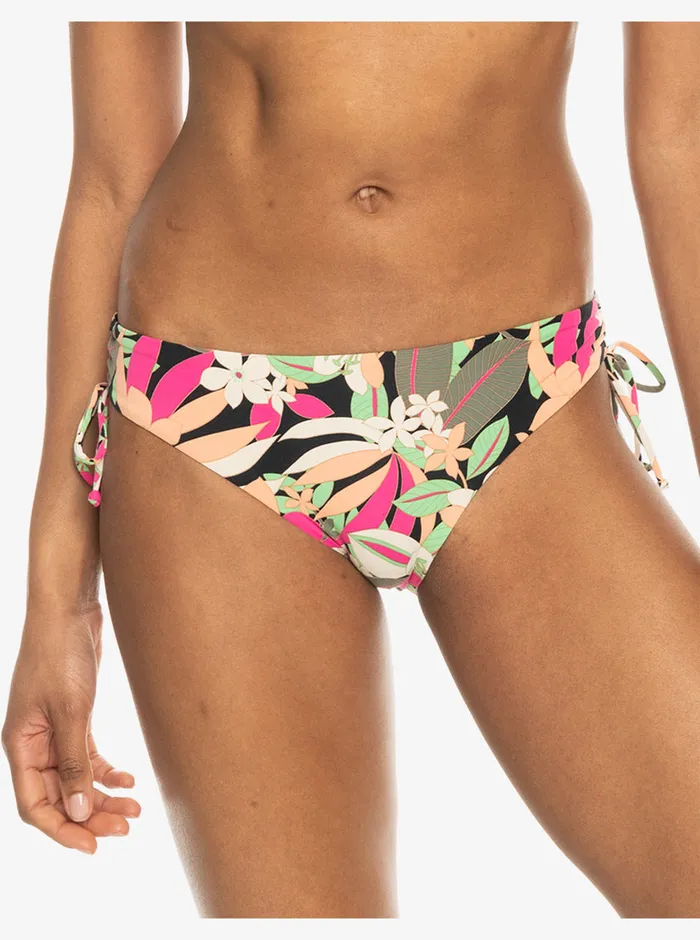 Roxy Bikinis Printed Beach Classics Hipster SideTie Bikini Bottoms Anthracite Palm Song S 8211 Womens Roxy Bikinis Printed Beach Classics Hipster SideTie Bikini Bottoms Anthracite Palm Song S 8211 Womens