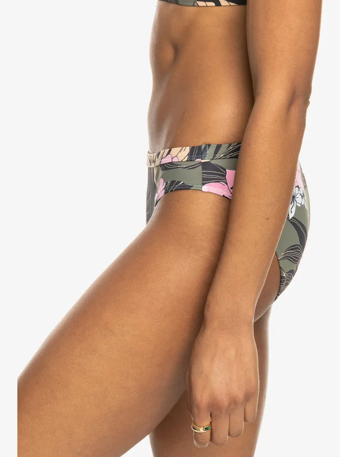 Roxy Bikinis Pro Hipster Bikini Bottoms Anthracite Classic Pro Surf 8211 Womens