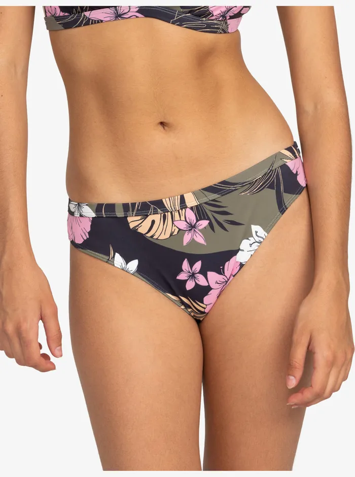 Roxy Bikinis Pro The Snap Turn Cheeky Bikini Bottoms Anthracite Classic Pro Surf 8211 Womens