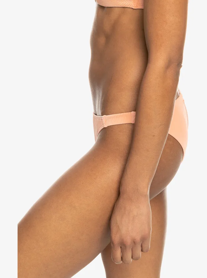 Roxy Bikinis Rib Love The Goofy Bikini Bottoms Salmon 8211 Womens