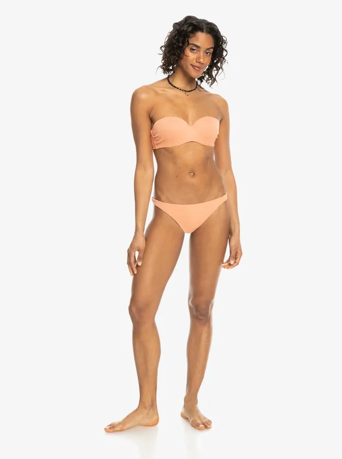 Roxy Bikinis Rib Love The Goofy Bikini Bottoms Salmon 8211 Womens