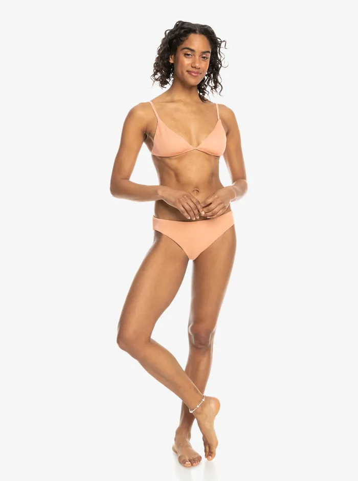 Roxy Bikinis Rib Love The Quiver Bikini Top Salmon 8211 Womens