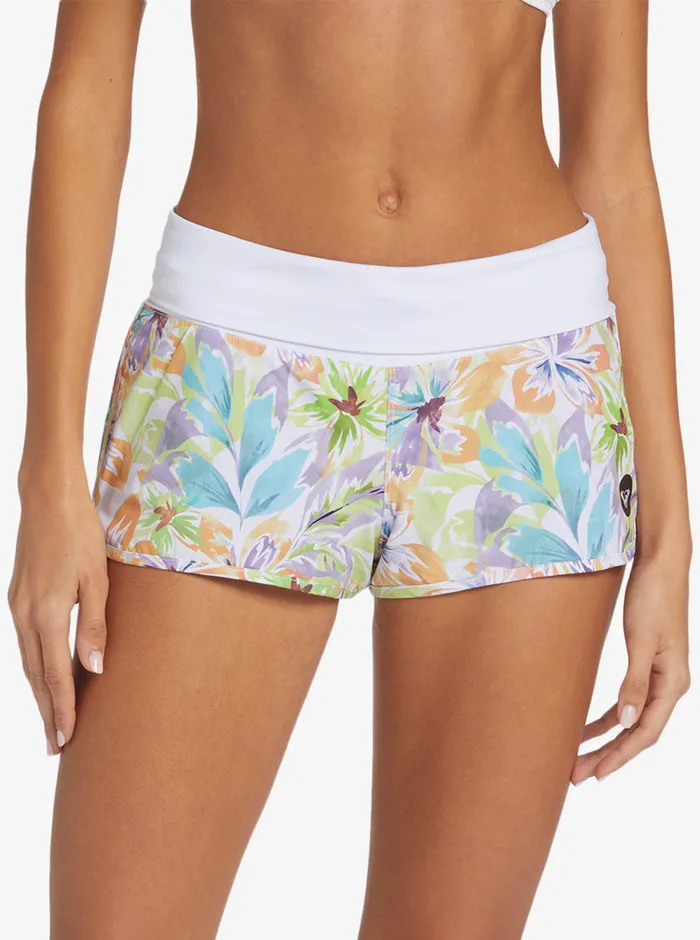 Roxy Boardshorts Endless Summer 2034 Boardshorts Snow White Pualani Combo 8211 Womens Roxy Boardshorts Endless Summer 2034 Boardshorts Snow White Pualani Combo 8211 Womens