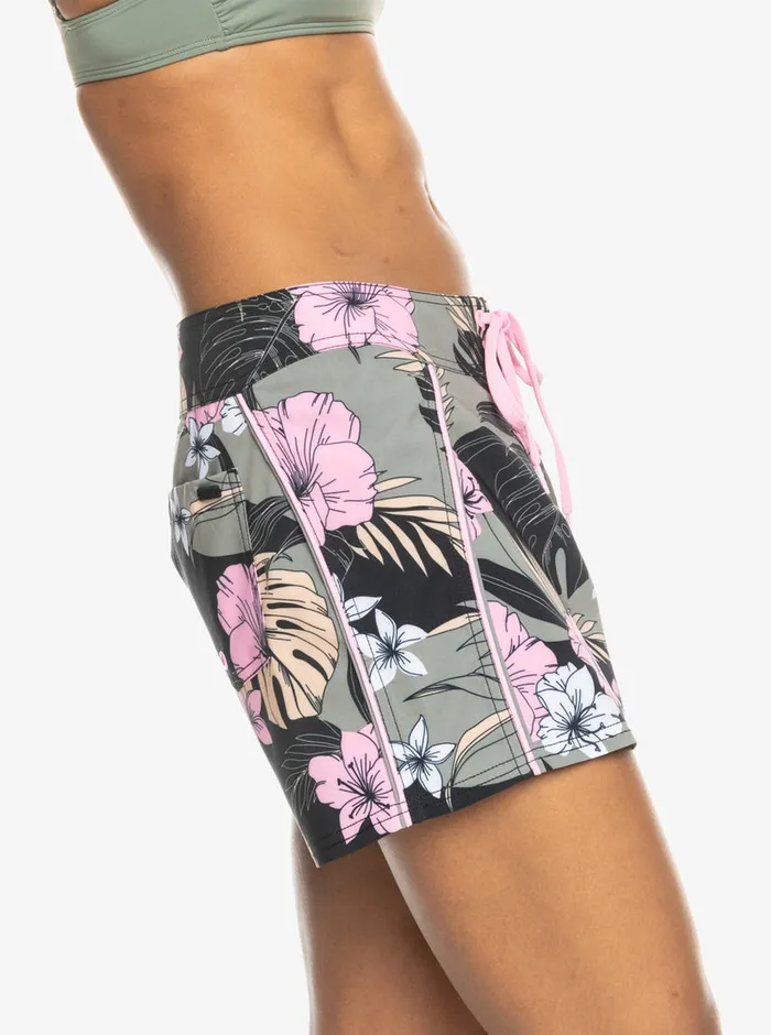 Roxy Boardshorts Pro The 93 Win Printed Boardshorts Anthracite Classic Pro Surf 8211 Womens
