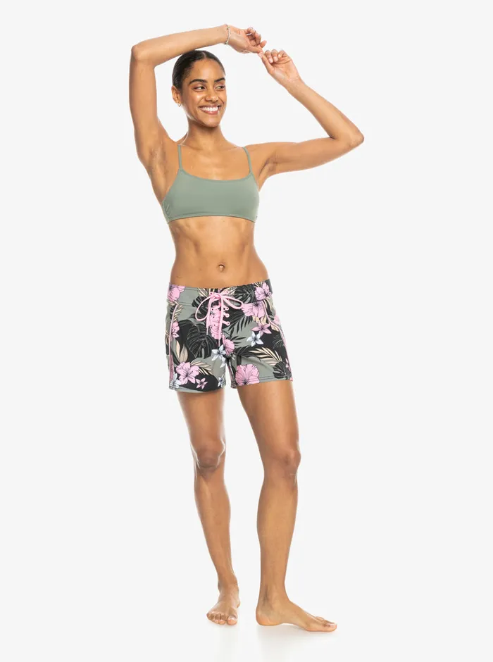 Roxy Boardshorts Pro The 93 Win Printed Boardshorts Anthracite Classic Pro Surf 8211 Womens