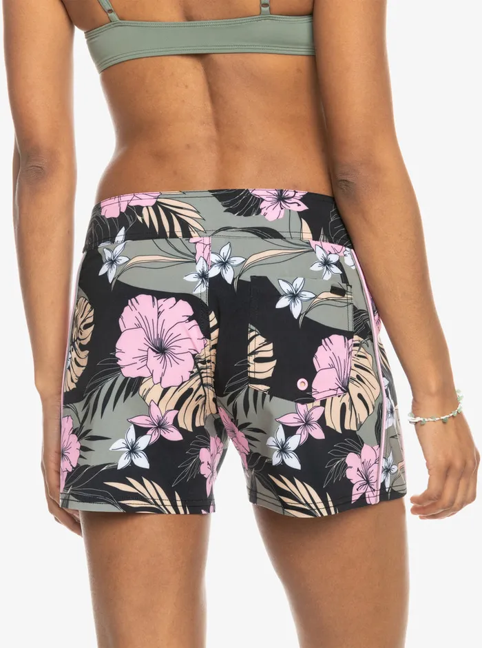 Roxy Boardshorts Pro The 93 Win Printed Boardshorts Anthracite Classic Pro Surf 8211 Womens