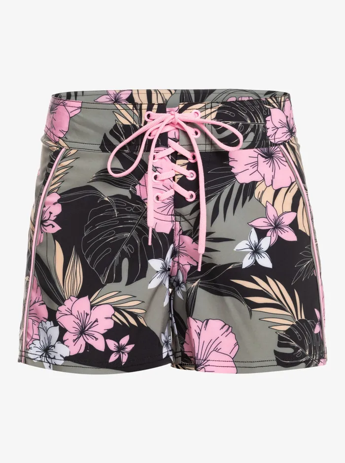 Roxy Boardshorts Pro The 93 Win Printed Boardshorts Anthracite Classic Pro Surf 8211 Womens