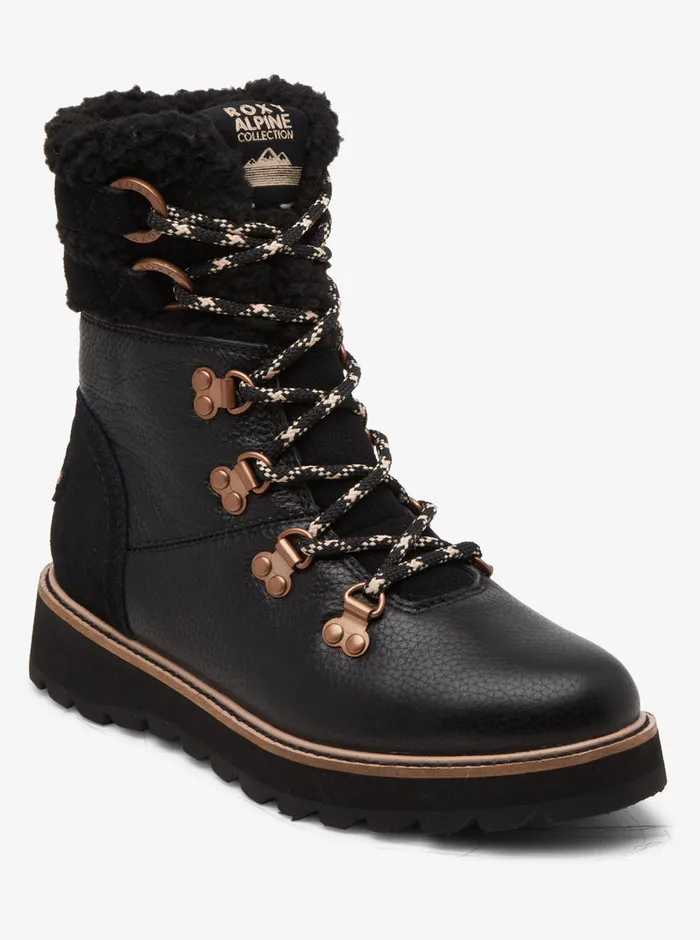 Roxy Boots Brandi LaceUp Boots Black 8211 Womens