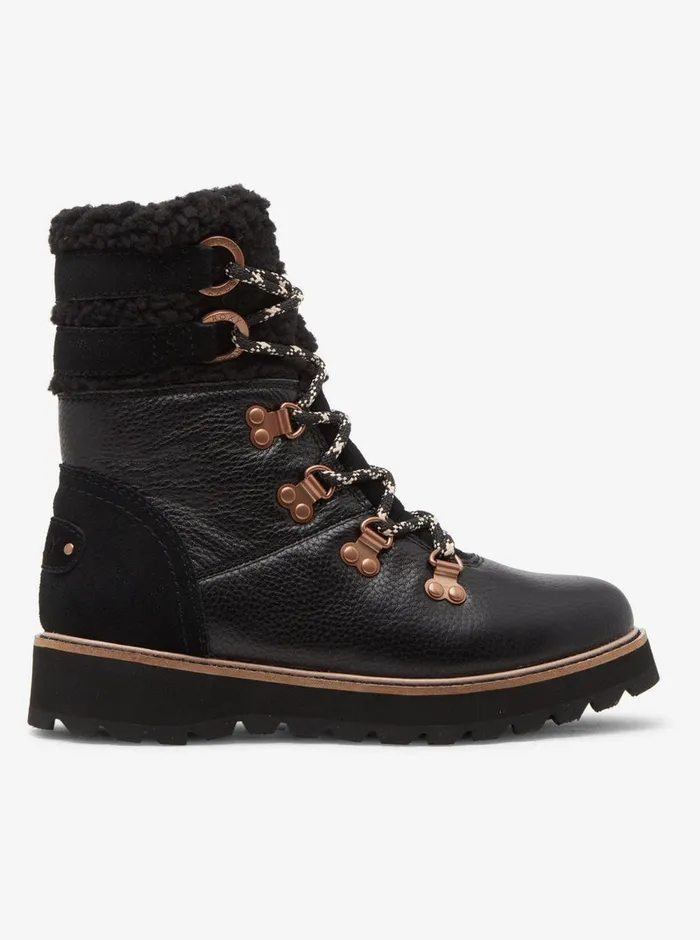 Roxy Boots Brandi LaceUp Boots Black 8211 Womens
