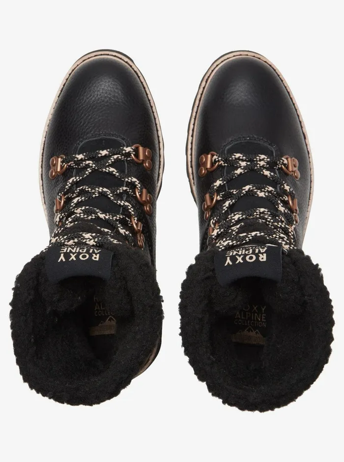 Roxy Boots Brandi LaceUp Boots Black 8211 Womens