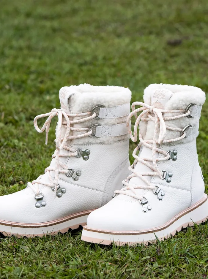 Roxy Boots Brandi LaceUp Boots Off White 8211 Womens
