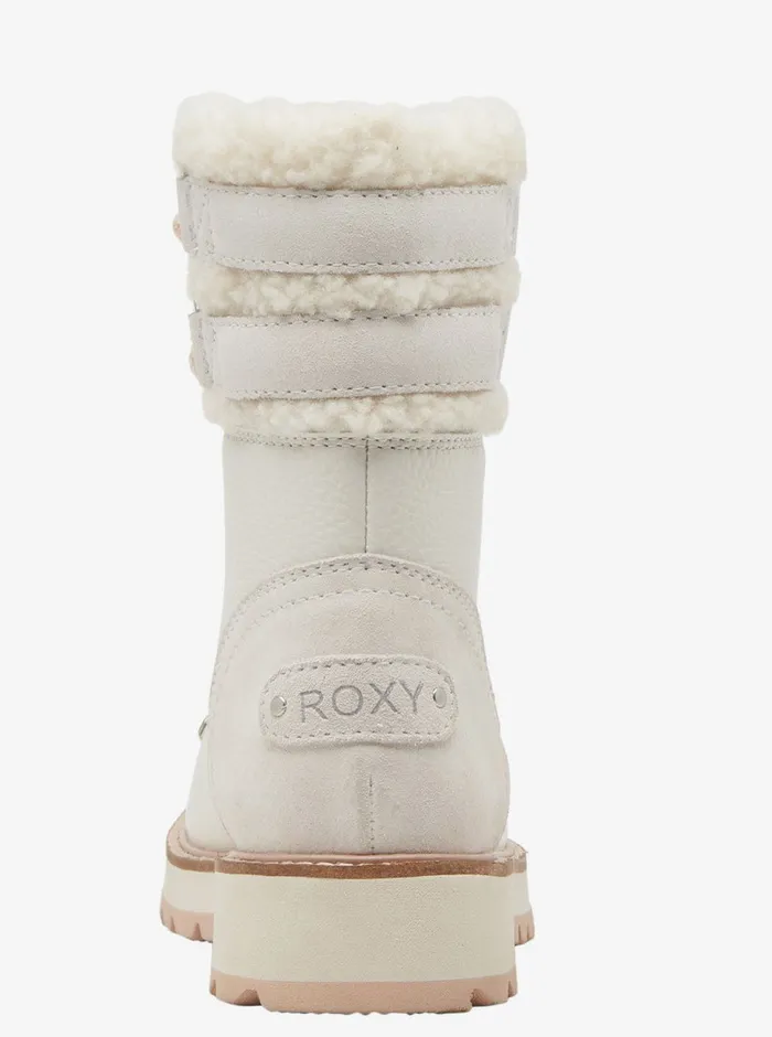 Roxy Boots Brandi LaceUp Boots Off White 8211 Womens