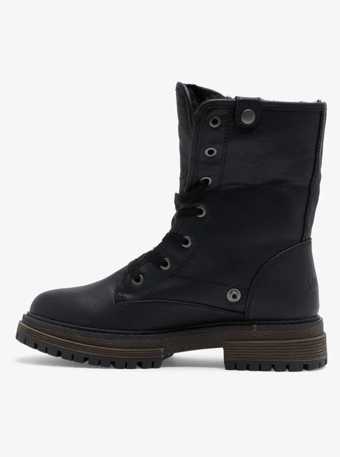 Roxy Boots Bruna LaceUp Boots Black 8211 Womens