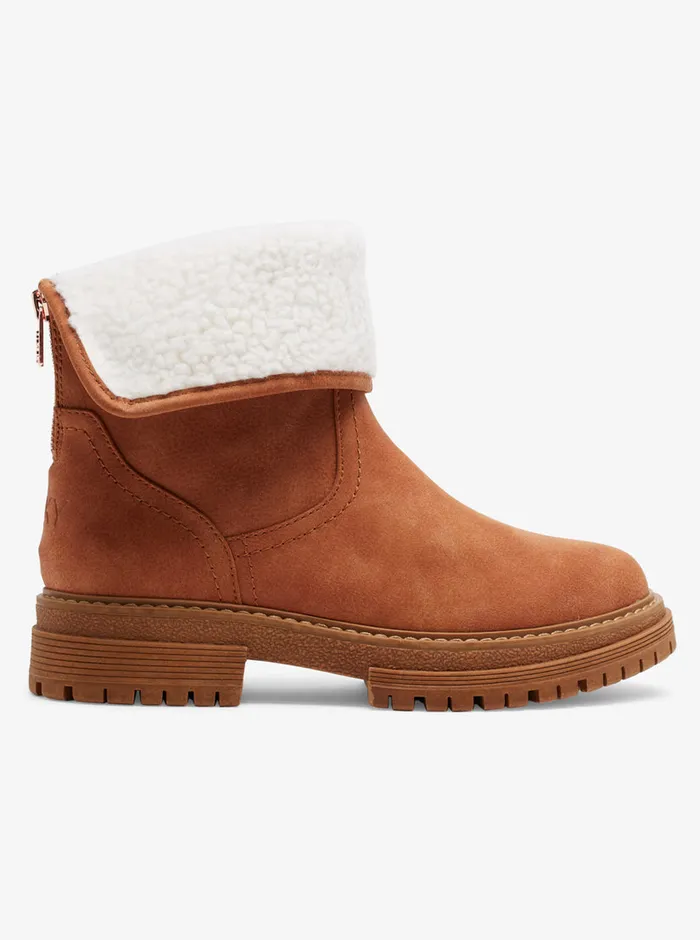Roxy Boots Fall SlipOn Boots Tan 8211 Womens