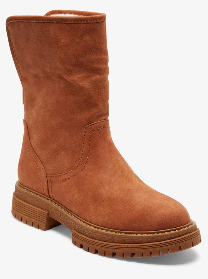 Roxy Boots Fall SlipOn Boots Tan 8211 Womens