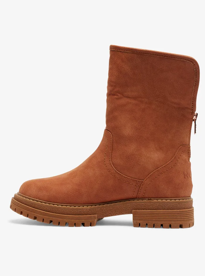 Roxy Boots Fall SlipOn Boots Tan 8211 Womens