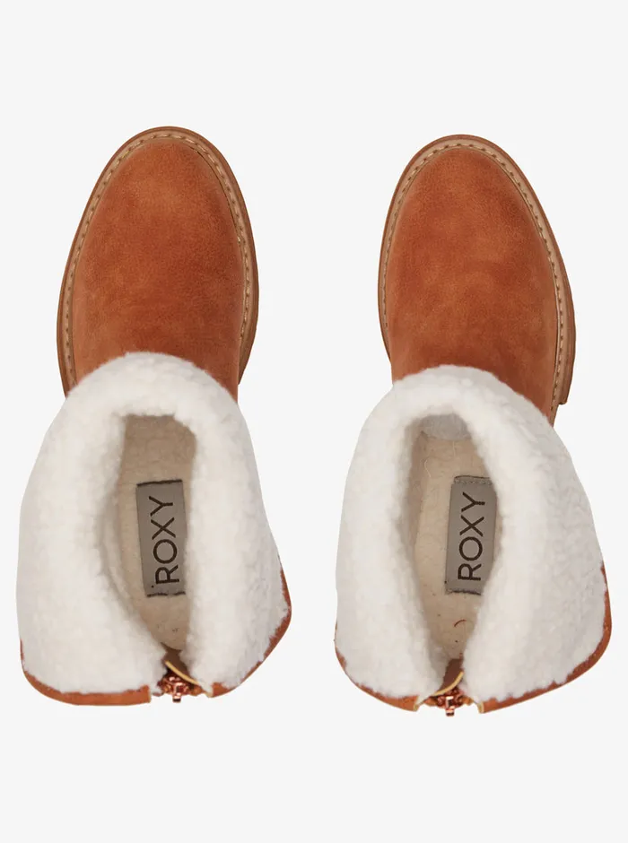 Roxy Boots Fall SlipOn Boots Tan 8211 Womens