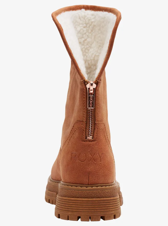 Roxy Boots Fall SlipOn Boots Tan 8211 Womens